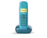 Gigaset A170 - Teléfono Inalámbrico, Pantalla Iluminada, Agenda De 50 Contactos, Color Azul