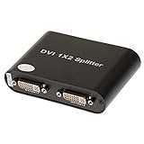 H Hilabee 2Puertos Usb Kvm Switchs Sharing Adapter 1In 2Out For Monitor/keyboard/mouse