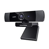 Aukey Webcam 1080P Full Hd Con Micrófono Estéreo, Cámara Web Para Video Chat Y Grabación, Compatible Con Windows, Mac Y Android (Negro)