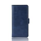 Topofu Folio Funda Para Samsung Galaxy Note 10+, Leather Carcasa Con Billetera, Magnética Premium Pu/tpu Cuero Filp Case Cover Con Stand Function/tapa Tarjetas (Azul)