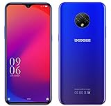 4G Smartphone Libre Android 10 (2020), Teléfono Móvil Doogee X95 Dual Sim, 6.52’’ Waterdrop Pantalla, Batería 4350Mah Carga Rápida, 2Gb+16Gb, 13Mp+2Mp+2Mp+5Mp, Gps Wifi, Reconocimiento Facial Azul