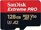 Sandisk Extreme Pro - Tarjeta De Memoria Microsdxc De 128 Gb Con Adaptador Sd, A2, Hasta 170 Mb/s, Class 10, U3 Y V30