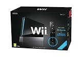 Nintendo Wii (Black) With Wii Sports + Wii Sports Resort: Includes Wii Remote Plus[Importación Inglesa]