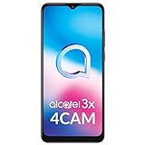 Alcatel 3X - Smartphone 6.52' (Procesador Octacore, 6Gb Ram + 128Gb Rom, Ampliable Microsd, 4X Cámaras 48Mp +5Mp+2Mp+2Mp + Frontal 13Mp, Batería 5000Mah) Negro [Versión Es/pt]