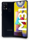 Samsung Galaxy M31 - Smartphone Dual Sim, Pantalla De 6.4' Samoled Fhd+, Cámara 64 Mp, 6 Gb Ram, 64 Gb Rom Ampliables, Batería 6000 Mah, Android, Versión Española, Color Negro