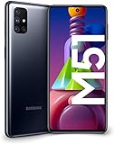Samsung Galaxy M51 Smartphone De 6.7' Fhd+ | Móvil Libre | Super Batería De 7000 Mah Y Carga Rápida | 6Gb De Ram Y 128Gb De Rom - Color Negro [Versión Española] [Exclusivo Amazon]