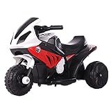 W&hh Motocicleta Electrica Infantil,triciclo Electrico Del Bebe,coche De Juguete Para Niios Y Niias Cargando Mlsica