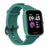 Amazfit Bip U Smartwatch Fitness Reloj Inteligente 60+ Modos Deportivos 1.43' Pantalla Táctil A Color Grande 5 Atm (Spo2) Oxígeno En Sangre Frecuencia Cardíaca (Verde)