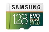Samsung Evo Select - Tarjeta De Memoria Microsd De 128 Gb (Velocidad 100 Mb/s, Full Hd Y 4 K Uhd, Incluye Adaptador Sd Para Smartphone, Tableta, Cámara De Acción, Dron Y Portátil)