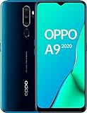 Oppo A9 2020 - Smartphone De 6.5' Hd+, 4G Dual Sim, 8 Core, 128 Gb, 4 Gb Ram, 48 + 8 + 2 + 2 Mp, 16 Mp, Verde Marino [Versión Es/pt]