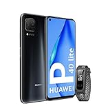 Huawei P40 Lite - Smartphone 6.4' (Kirin 810, 6Gb Ram,128Gb Rom, Cuádruple Cámara, Carga Rápida De 40W, Batería De 4200Mah) Negro + Band 4E, Gris [Versión Es/pt]