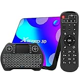 Android Tv Box 11, 4Gb Ram 32Gb Rom Android 11 Compatible Con 4K 3D, Rk3318 Dual-Wifi 2.4G / 5G Smart Tv Box Con Mini Teclado