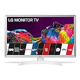 Lg 24Tn510S- Wz - Monitor Smart Tv De 60 Cm (24') Con Pantalla Led Hd (1366 X 768, 16:9, Dvb-T2/c/s2, Wifi, Miracast, 10 W, 2 X Hdmi 1.4, 1 X Usb 2.0, Óptica, Lan Rj45, Vesa 75 X 75), Color Blanco