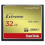 Sandisk Sdcfxsb-032G-G46 - Tarjeta De Memoria Compact Flash De 32 Gb (Velocidad De Lectura De 120 Mb/s, Velocidad De Escritura De 85 Mb/s, Udma 7), Dorado
