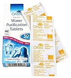 Highlander Wasserentkeimer Aqua Clear Tabletten Zur Wasseraufbereitung 50 Stück - Purificador De Agua, Talla Standard