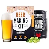 Kit Para Elaborar Cerveza Artesana Lager En Casa - Producto De Alemania - Disfruta Tu Cerveza En Sólo 7 Días - Brewbarrel Braufässchen - Regalos Para Hombres